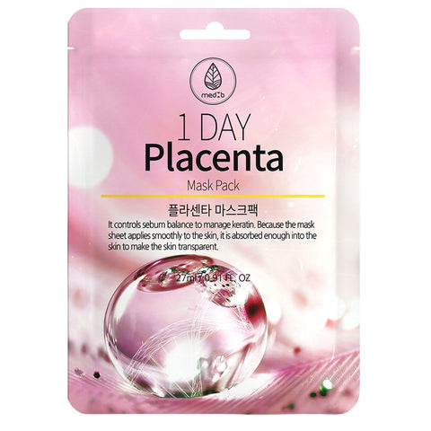 MEDB เมดบี วัน เดย์ พลาเซนต้า มาส์ก แพค 1 Day Placenta Mask Pack (25 ml) - Organic Pavilion