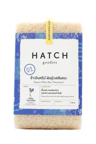 Hatch Goodies Organic Vessantra Rice - Refill (750g) - Organic Pavilion