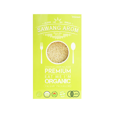 Sawang Arom Organic Brown Jasmine Rice (1kg) - Organic Pavilion
