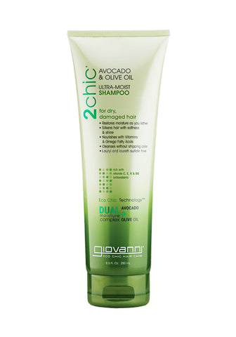 Giovanni 2Chic® Avocado & Olive Oil Ultra-Moist Shampoo (8.5oz) - Organic Pavilion