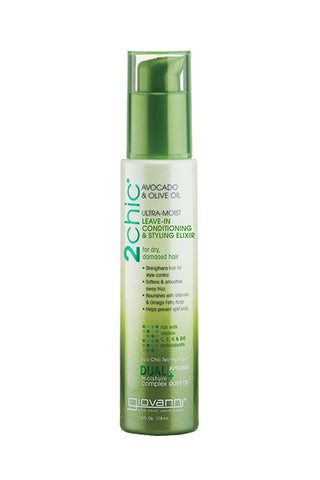 Giovanni 2Chic® Avocado & Olive Oil Ultra-Moist Leave-in Conditioning & Styling Elixir (4oz) - Organic Pavilion