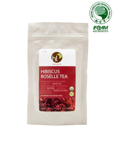 Harmony Life Organic Roselle Herbal Tea 12 Teabags (32gm) - Organic Pavilion