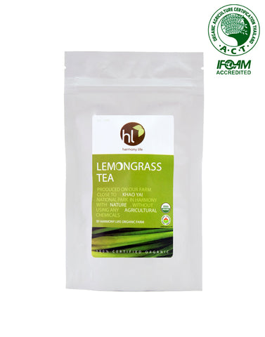 Harmony Life Organic Lemongrass Herbal Tea 12 Teabags (32gm) - Organic Pavilion