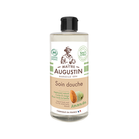 Maitre Augustin Natural bodywash for the whole family Almond ครีมอาบน้ำออแกนิค เนจูรัล บอดี้วอซ ฟอร์ เดอะ โวล แฟมิลี่ อัลมอนด์ (500 ml) - Organic Pavilion