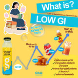 Gilo Coconut Flower Nectar จิโล่ น้ำช่อดอกมะพร้าว 100% ไม่ใส่น้ำตาล ไม่ใส่สารกันบูด ดัชนีน้ำตาลต่ำ (300 ml)