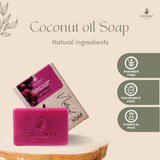 Coconat Garden โคโค่นัทการ์เด้น สบู่น้ำมันมะพร้าว Cococnut Oil Soap โคโค่นัทการ์เด้น สบู่น้ำมันมะพร้าว (100g) - Organic Pavilion