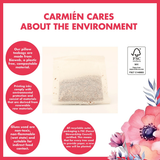 Carmien Menopause Rooibos Tea Blend with Raspberry Leaf คาร์เมียน เมโนพอส ชาสูตรสำหรับผู้หญิง (20 Tea bags x 50g) - Organic Pavilion