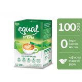 Equal Stevia Pur Via Stevia Purvia Natural Stevia Sweetener อิควล สตีเวีย เพอร์เวีย ผลิตภัณฑ์ให้ความหวานแทนน้ำตาล 40 or 100 ซอง - Organic Pavilion