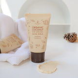 Coconat Garden Organic Coconut and Curcumin Facial Scrub โคโค่นัทการ์เด้น สครับผิวหน้าจากน้ำมันมะพร้าวและขมิ้น (100g) - Organic Pavilion