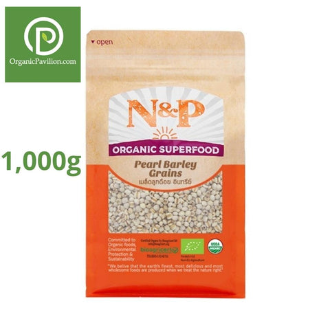 Natural & Premium Pearl Barley Grains (1000g) - Organic Pavilion