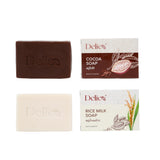 Delico Natural Cocoa Extract Facial Soap เดลิโก้ สบู่ล้างหน้าจากสารสกัดโกโก้ (100 g) - Organic Pavilion