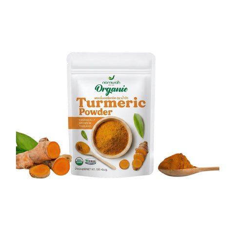 Namwah Organic Turmeric Powder ผงขมิ้นออร์แกนิค ตราน้ำว้า (100 g)