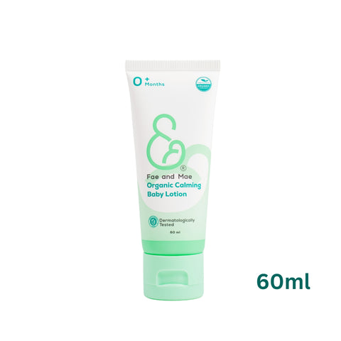 Fae and Mae Organic Calming Baby Lotion เฟ แอนด์ เม ออร์แกนิก คาล์มมิ่ง เบบี้ โลชั่น (60 ml)