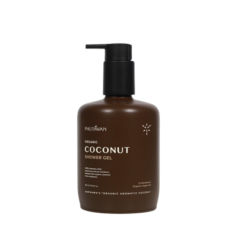 Phutawan Organic Coconut Shower Gel  ภูตะวัน ออแกนิค โคโค่นัท ชาวเวอร์ เจล (300 ml)