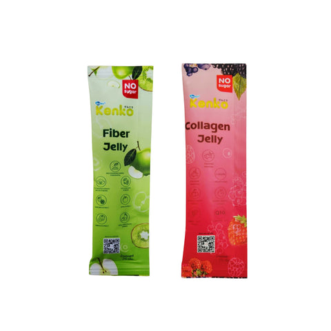AmWel+ Kenko Jelly Strip No Sugar Added แอมเวลพลัส เคนโกะ เจลลี่ ไม่มีน้ำตาล (25 g)
