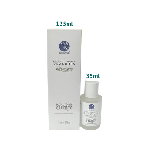 Clarawadi Coconut Flower Dewdrops Facial Toner Essence คลาราวาดี หยาดน้ำดอกมะพร้าว โทนเนอร์ เอสเซนซ์ (35ml or 125ml)