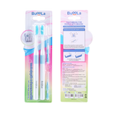 Buoola Orthodontic Toothbrush With Interdental Brush บูโอล่า แปรงสีฟันสำหรับคนจัดฟัน พร้อมแปรงขัดซอกฟัน - Organic Pavilion