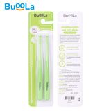 Buoola One Tuft Brush บูโอล่า แปรงสีฟันกระจุกเดียว (หัวแปรงปลายบานและปลายแหลม) เซท 2 ด้าม (Set 2 pcs) - Organic Pavilion