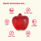 Gemi Gummi Apple Cider Vinegar Gummy (ACV) เจมมี่ กัมมี่ แอปเปิ้ลไซเดอร์วิเนการ์กัมมี่ (60 Gummies) - Organic Pavilion