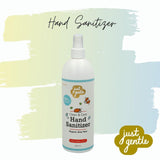 Just Gentle Hand Sanitizer Liquid Pump - Apple Scent สเปรย์แอลกอฮอล์ลฆ่าเชื่อโรค กลิ่นแอ็ปเปิ้ล (450 ml) - Organic Pavilion