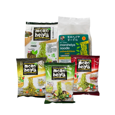 Moroheiya brand Moroheiya Vegetarian Noodles (Harmony Life) บะหมี่ผักเจโมโรเฮยะ - Organic Pavilion