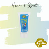 Just Gentle Swim & Sports Shampoo & Body Wash - Cotton Bloom (45 ml / 180 ml) เจลสระผม & อาบน้ำ หลังเล่นกีฬา สำหรับเด็ก - Organic Pavilion