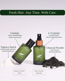 Pora Hair Dark Dry Shampoo โพรา แฮร์ ดาร์ค ดราย แชมพู ผลิตภัณฑ์สเปรย์แชมพูแบบแห้ง (100 ml) - Organic Pavilion