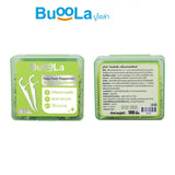 Buoola Dental Floss Picks Peppermint Flavor บูโอล่า ไหมขัดฟันแบบมีด้าม กลิ่นเปปเปอร์มิ้น (100 pcs) - Organic Pavilion