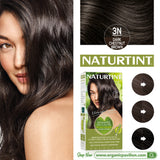 Naturtint ผลิตภัณฑ์เปลี่ยนสีผม - 3N (Dark Chestnut Brown / สีน้ำตาลเข้ม) Permanent Hair Colour Gel (170 ml) - Organic Pavilion