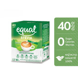 Equal Stevia Pur Via Stevia Purvia Natural Stevia Sweetener อิควล สตีเวีย เพอร์เวีย ผลิตภัณฑ์ให้ความหวานแทนน้ำตาล 40 or 100 ซอง - Organic Pavilion