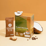 Praowan Plant Protein Coconut Coffee (1 Box/7Sachets) (245g) พร้าวหวาน โปรตีนพืช รสกาแฟมะพร้าว - Organic Pavilion