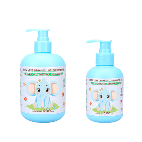 Dodolove Organic Water Gel Lotion ดูดูเลิฟ ออร์แกนิค โลชั่นเจลทาผิว เพิ่มความชุ่มชื้นให้ผิวลูกน้อย (200ml or 500ml) - Organic Pavilion