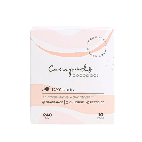 Cocopads Sanitary Pad Day 24cm โคโค่แพดซ์ ผ้าอนามัย แบบกลางวัน 24ซม. (10pcs) - Organic Pavilion