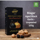 BLAGAR Aged Black Garlic - Unpeeled (120g / 250g) บลาก้า กระเทียมบ่มดำแบบมีเปลือก Aromdee Farm - Organic Pavilion
