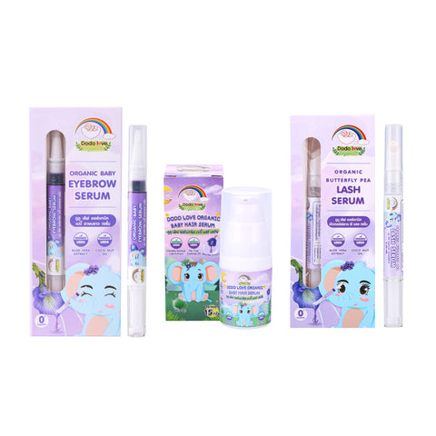 Dodolove Organic Baby Butterfly Pea Serum, Suitable from Birth ดูดู เลิฟ เซรั่มอัญชัน สูตรออร์แกนิก ใช้ได้ตั้งแต่แรกเกิด - Organic Pavilion
