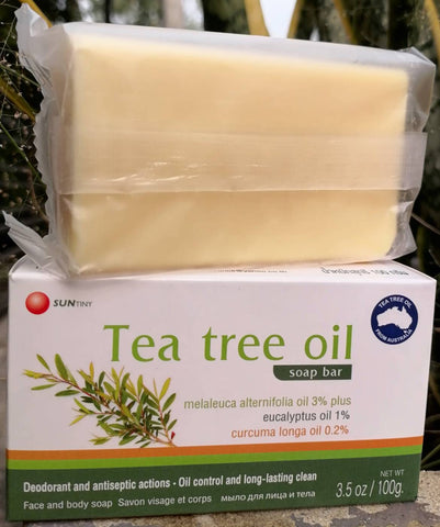 Sun Tiny ซันตินี่ ที่ทรีออย โซพ บาร์ Tea Tree Oil Soap Bar (100 g) - Organic Pavilion