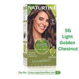 Naturtint ผลิตภัณฑ์เปลี่ยนสีผม - 5G (Light Golden Chestnut / สีน้ำตาลสว่าง-ประกายทอง) Permanent Hair Colour Gel (170 ml) - Organic Pavilion