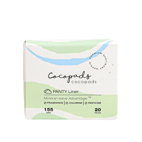 Cocopads Panty Liner 15cm โคโค่แพดซ์ แผ่นอนามัย 15ซม. (20pcs) - Organic Pavilion