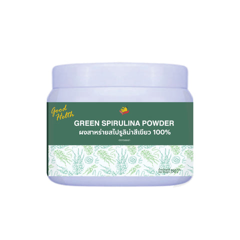 Doi Cha Natural Green Spirulina Powder 100% ดอยชา ผงสาหร่ายสไปรูลิน่าสีเขียว 100% (50 g) - Organic Pavilion