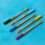 SuperBee เซ็ทแปรงสีฟันไม้ไผ่ย่อยสลายได้ 5 ชิ้น Bamboo Toothbrush (5 Unit) - Organic Pavilion