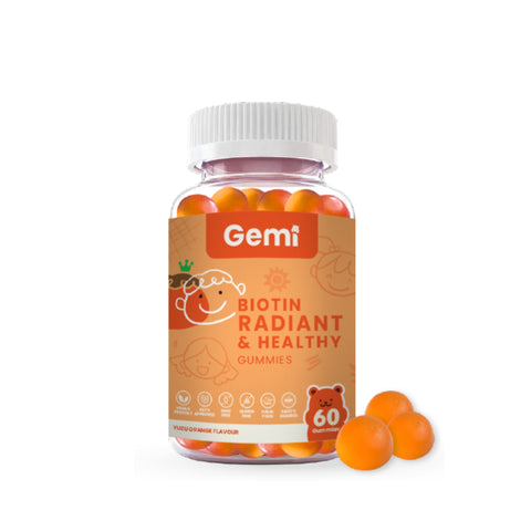 Gemi Gummi Biotin Gummy เจมมี่ กัมมี่ ไบโอติน กัมมี่ (60 Gummies) - Organic Pavilion
