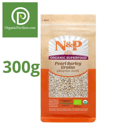 Natural & Premium Pearl Barley Grains (300g) - Organic Pavilion
