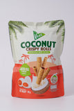 Vena วีนา ทองม้วนมะพร้าวอบกรอบ Coconut Crispy Rolls (80 g) - Organic Pavilion