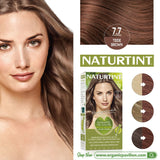 Naturtint ผลิตภัณฑ์เปลี่ยนสีผม - 7.7 (Teide Brown / สีน้ำตาลคาราเมล) Permanent Hair Colour Gel (170 ml) - Organic Pavilion