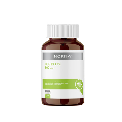 Mortiw FOS Plus 500mg. Dietary Supplement Product หมอทิว เอฟโอเอส พลัส อาหารเสริมไฟเบอร์ (30 Capsules) - Organic Pavilion