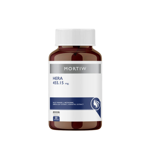 Mortiw HERA 455.15mg. Dietary Supplement Product หมอทิว เฮร่า อาหารเสริมช่วยเรื่องผม (30 Capsules) - Organic Pavilion