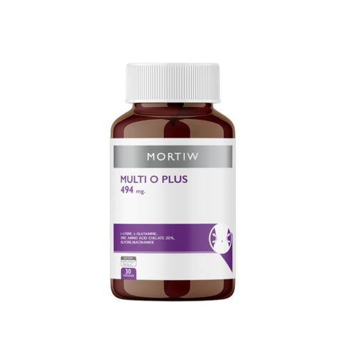 Mortiw MULTI O Plus 494mg. Dietary Supplement Product หมอทิว มัลติโอ พลัส อาหารเสริมเสริมสร้างกล้ามเนื้อ เจริญอาหาร (30 Capsules) - Organic Pavilion