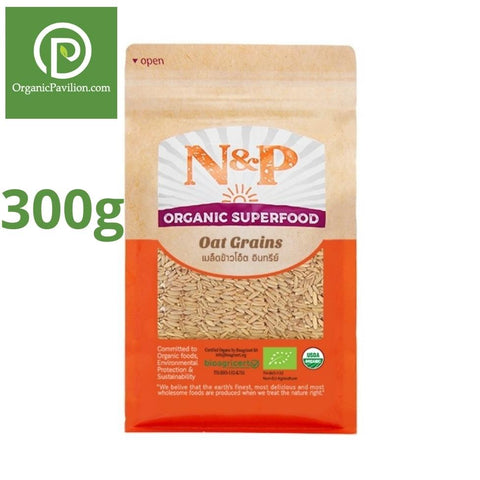 Natural & Premium Oat Grains (300g) - Organic Pavilion
