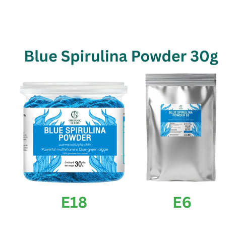 Organic Seeds Organic Blue Spirulina Powder (30g) ผงสไปรูลิน่าสีฟ้า ออร์แกนิค 30 กรัม - Organic Pavilion
