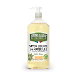 Maitre Savon de Marseille สบู่เหลวธรรมชาติ 100% กลิ่นฮันนี่ซัคเคิ่ล Liquid Soap Honeysuckle (500 ml or 1 L) - Organic Pavilion